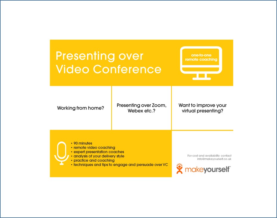Presenting over a Video Conference Infographic